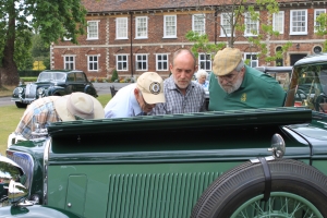 Inspecting the engine